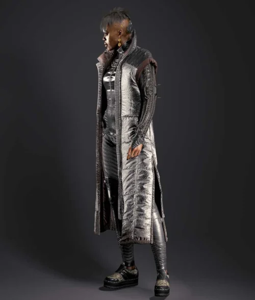 Brigitte Sleeveless Coat Cyberpunk 2077 - Image 3