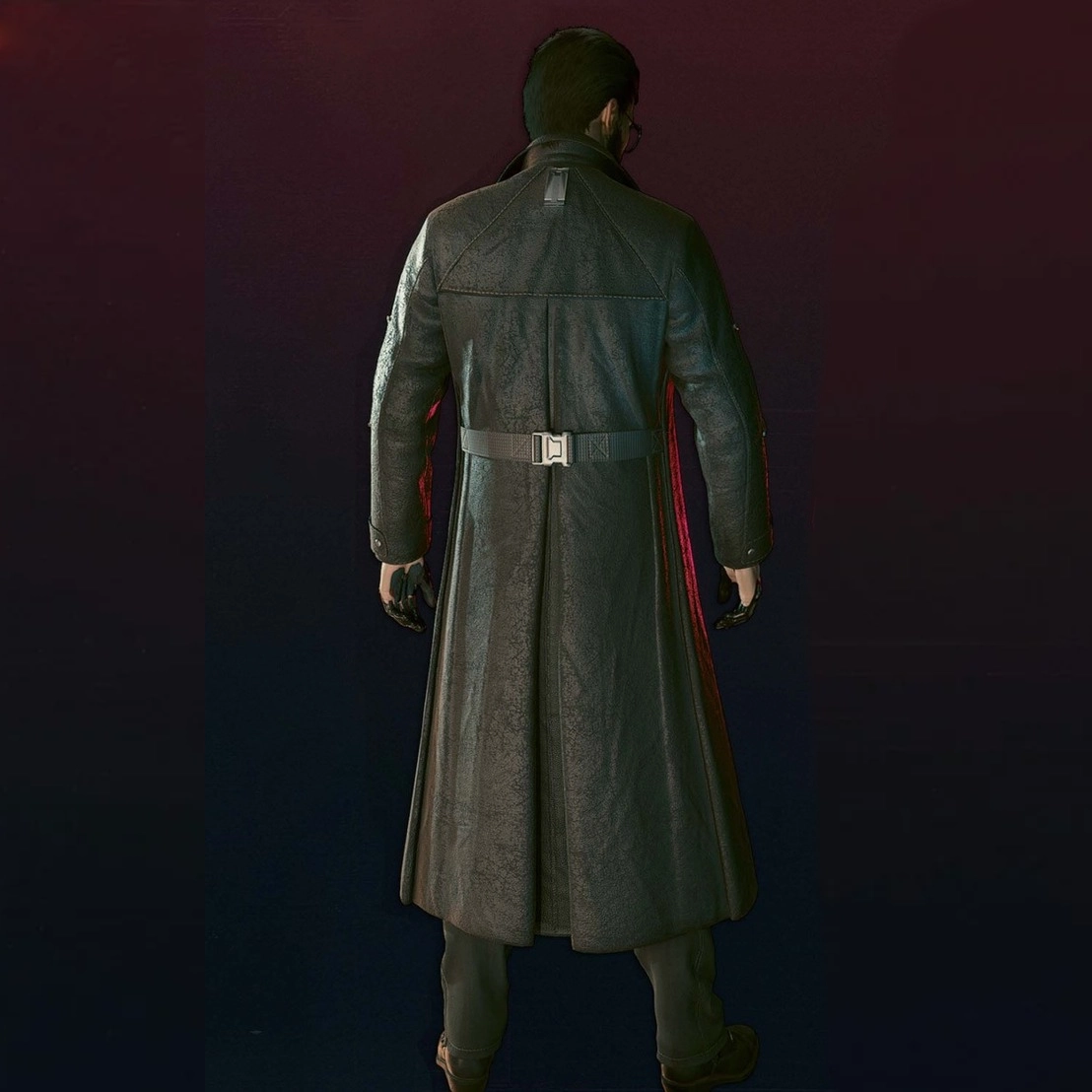 Cyberpunk 2077 Durable Brown Leather Coat - Image 8