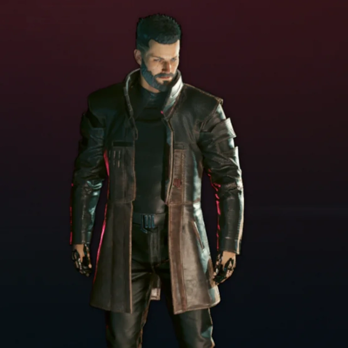 Cyberpunk 2077 Durable Brown Leather Coat - Image 5