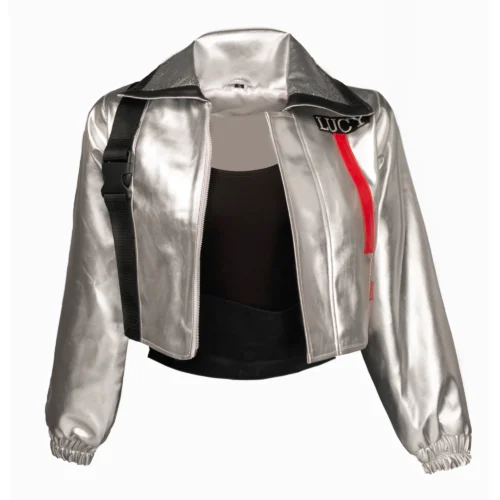 Alternative view of Cyberpunk 2077 Edgerunners Lucy Cosplay Jacket