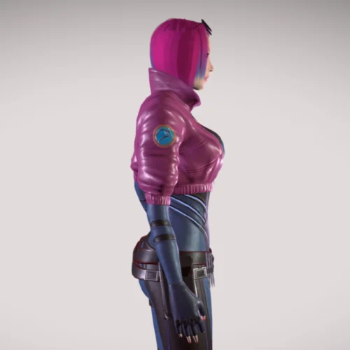 Cyberpunk 2077 Kira Madroxx Pink Jacket - Image 8