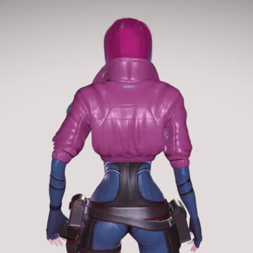Cyberpunk 2077 Kira Madroxx Pink Jacket - Image 9