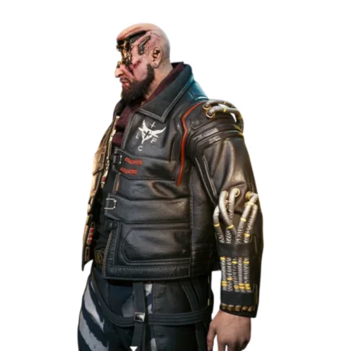 Cyberpunk 2077 Royce Leather Jacket - Image 10