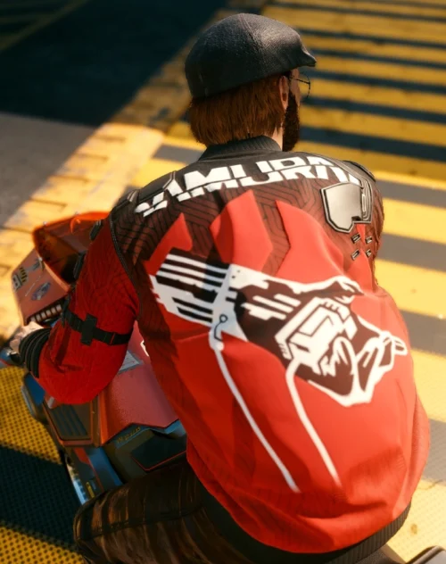 Cyberpunk 2077 Samurai Bomber Jacket - Image 11