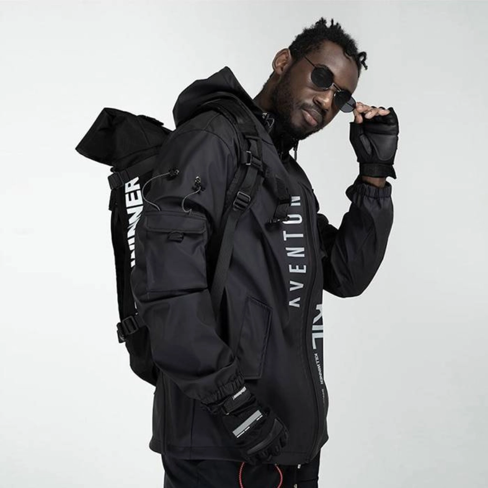 Cyberpunk Roronoa Zoro Techwear Jacket - Image 6