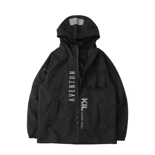 Alternative view of Cyberpunk Roronoa Zoro Techwear Jacket