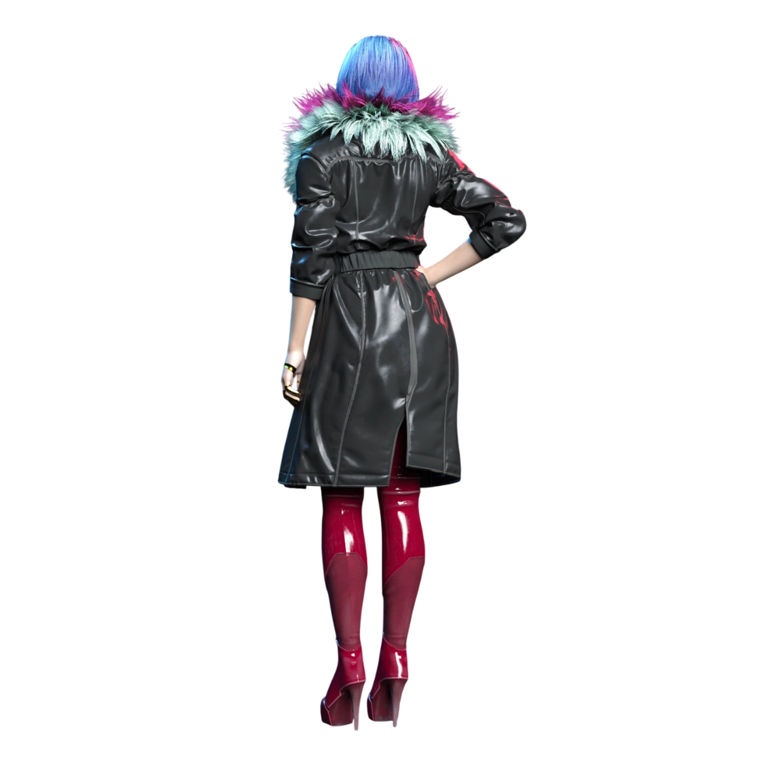 Evelyn Parker Long Coat Cyberpunk 2077 - Image 12