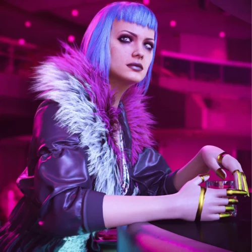 Evelyn Parker Long Coat Cyberpunk 2077 - Image 9