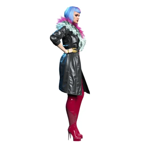Evelyn Parker Long Coat Cyberpunk 2077 - Image 11
