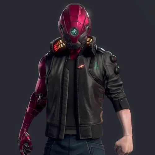Night City Dreamer Black Bomber Jacket Cyberpunk 2077 - Image 3