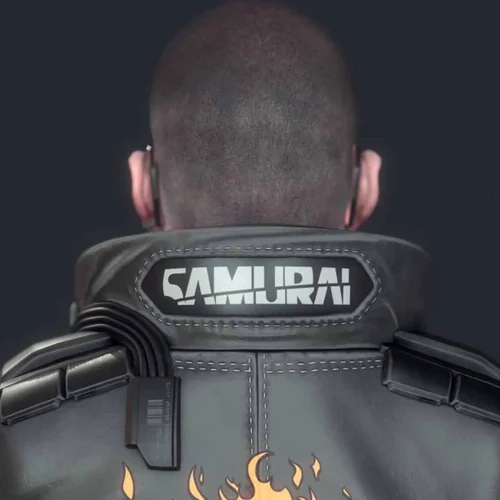 Night City Dreamer Black Bomber Jacket Cyberpunk 2077 - Image 6