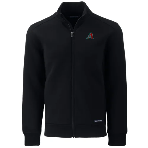 Arizona Diamondbacks City Connect Polyester Varsity Jacket - Black
