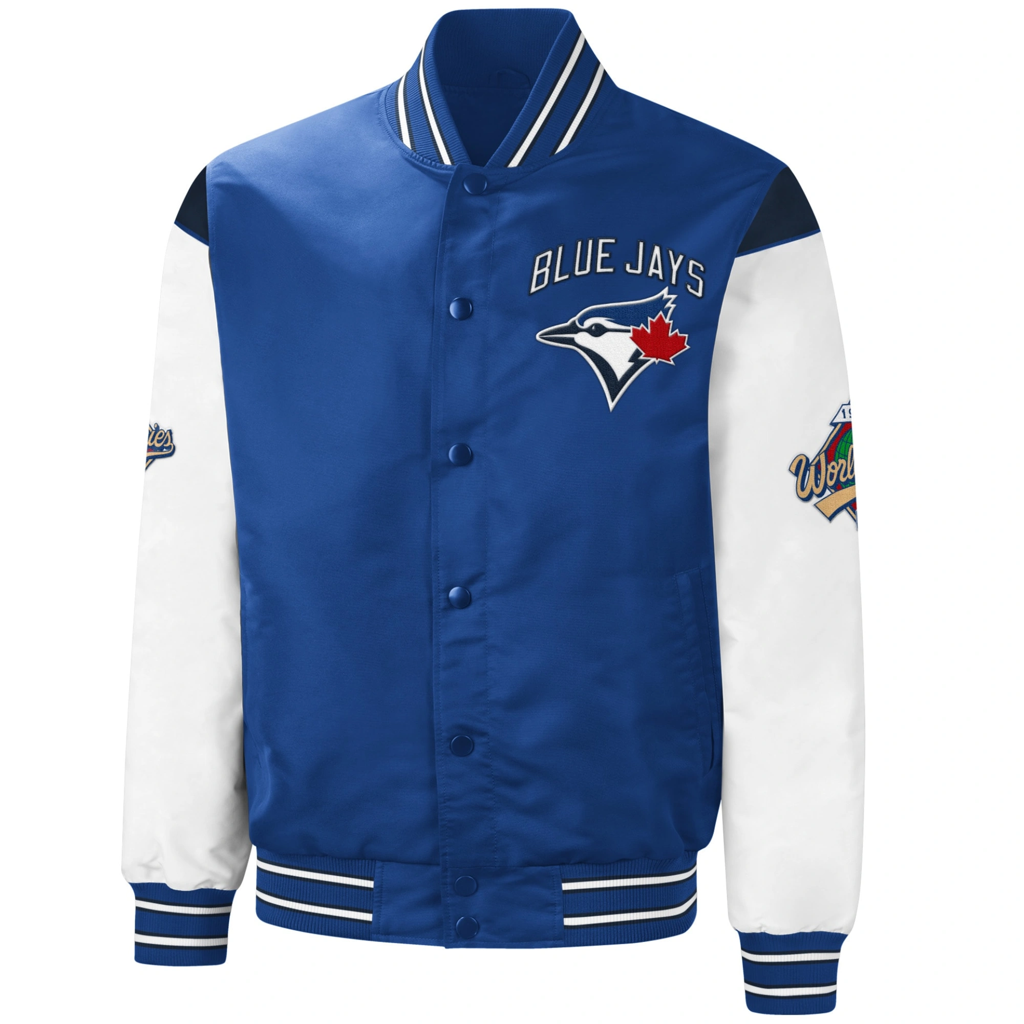 Toronto Blue Jays World Series Champions Varsity Jacket - Blue/White