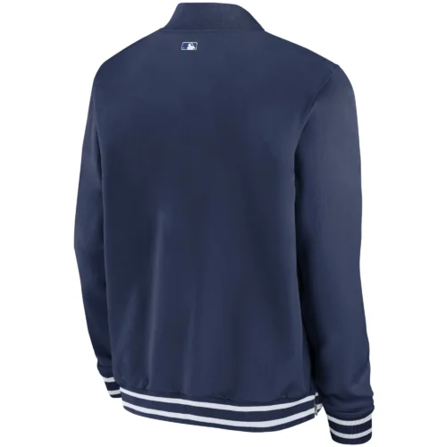 Alternative view of Toronto Blue Jays Authentic Collection Full-Zip Varsity Navy Jacket