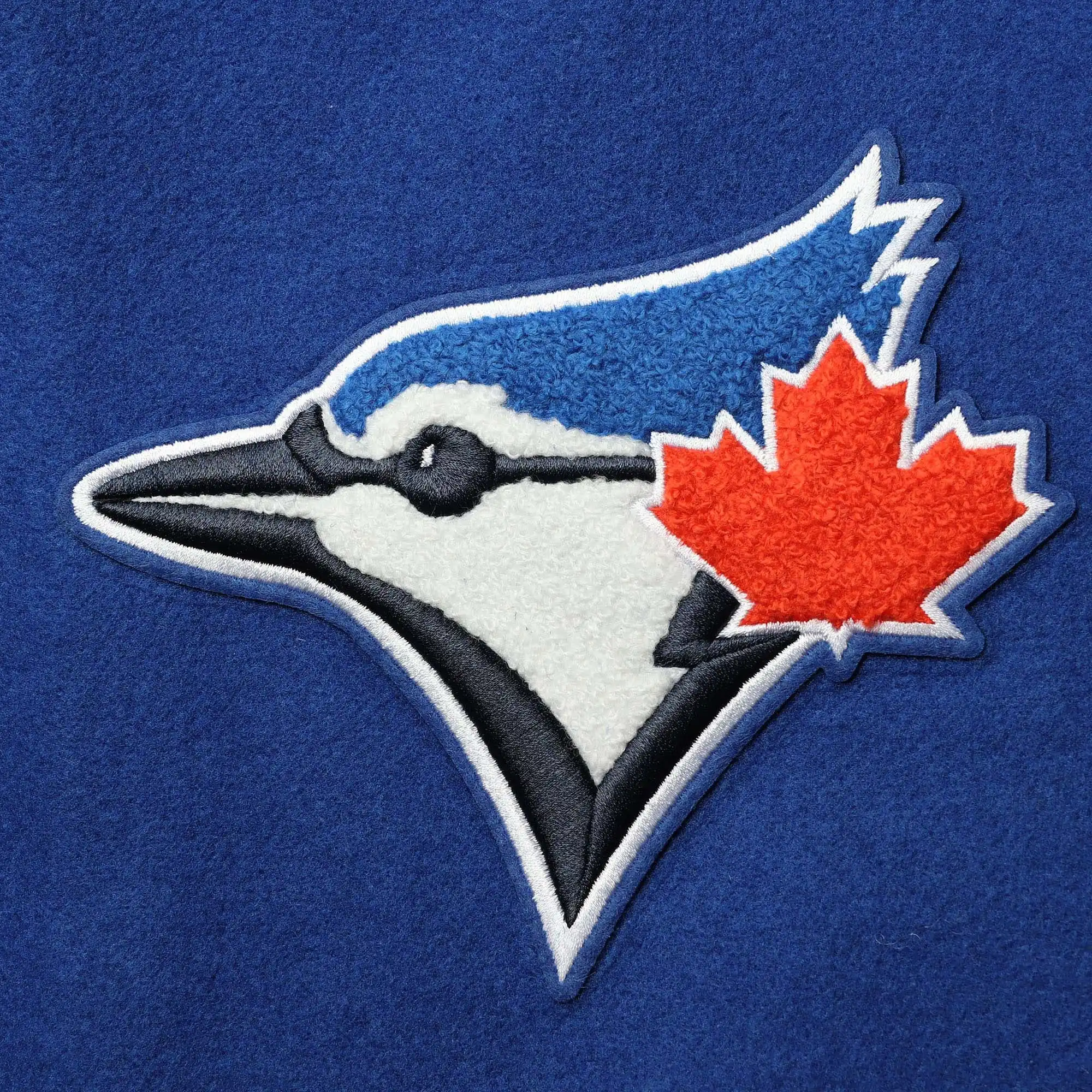 Toronto Blue Jays Classic Wool & Leather Varsity Jacket - Blue/White - Image 3