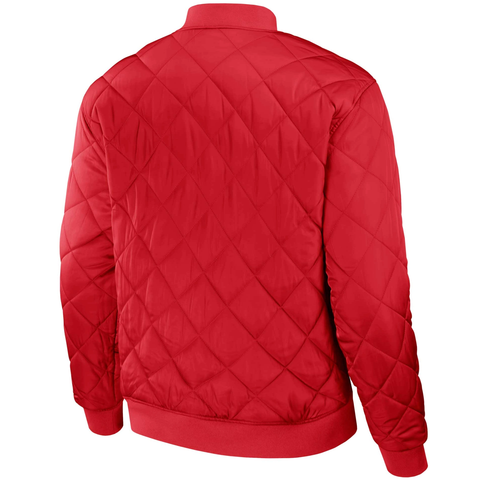 Darius Rucker Scarlet Ohio State Buckeyes Full-Zip Bomber Varsity Jacket - Image 2