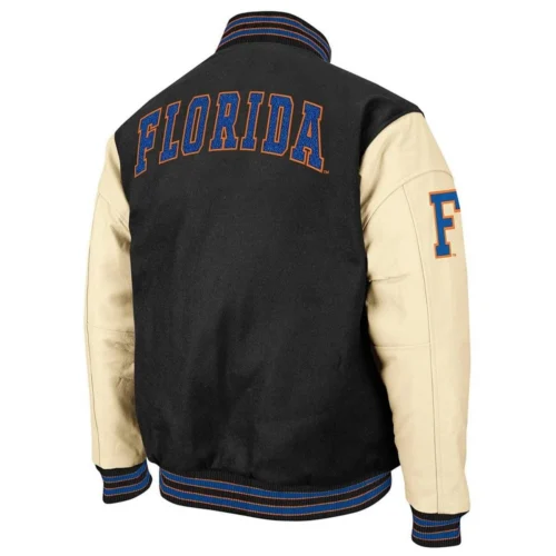 Alternative view of Florida Gators Colosseum Letterman Wool & Leather Varsity Jacket