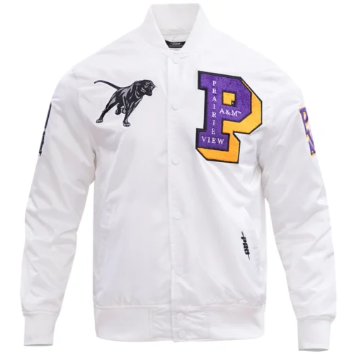 Prairie View A&M Panthers Pro Standard Classic Satin Varsity Jacket