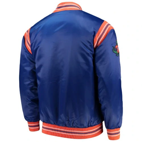 Alternative view of Florida Gators The Enforcer Full-Snap Satin Varsity Jacket