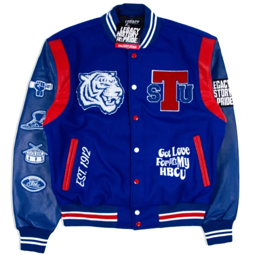Tennessee State Tigers Motto 3.0 Full-Snap Wool Varsity Jacket