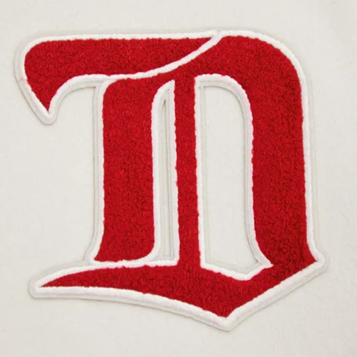 Detroit Red Wings Retro Classic Women's Wool & Leather Varsity Jacket - Image 5