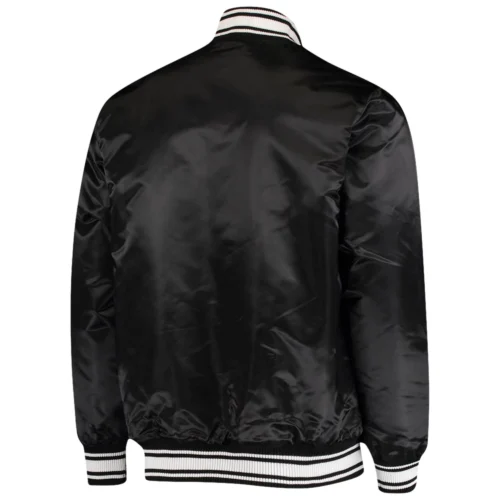 Alternative view of Baltimore Ravens Locker Room Black Satin Varsity Jacket