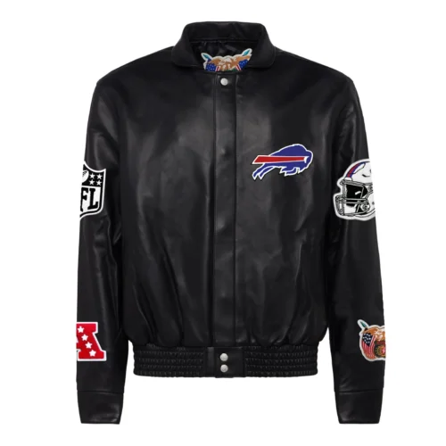 Buffalo Bills Full Leather Black Jacket