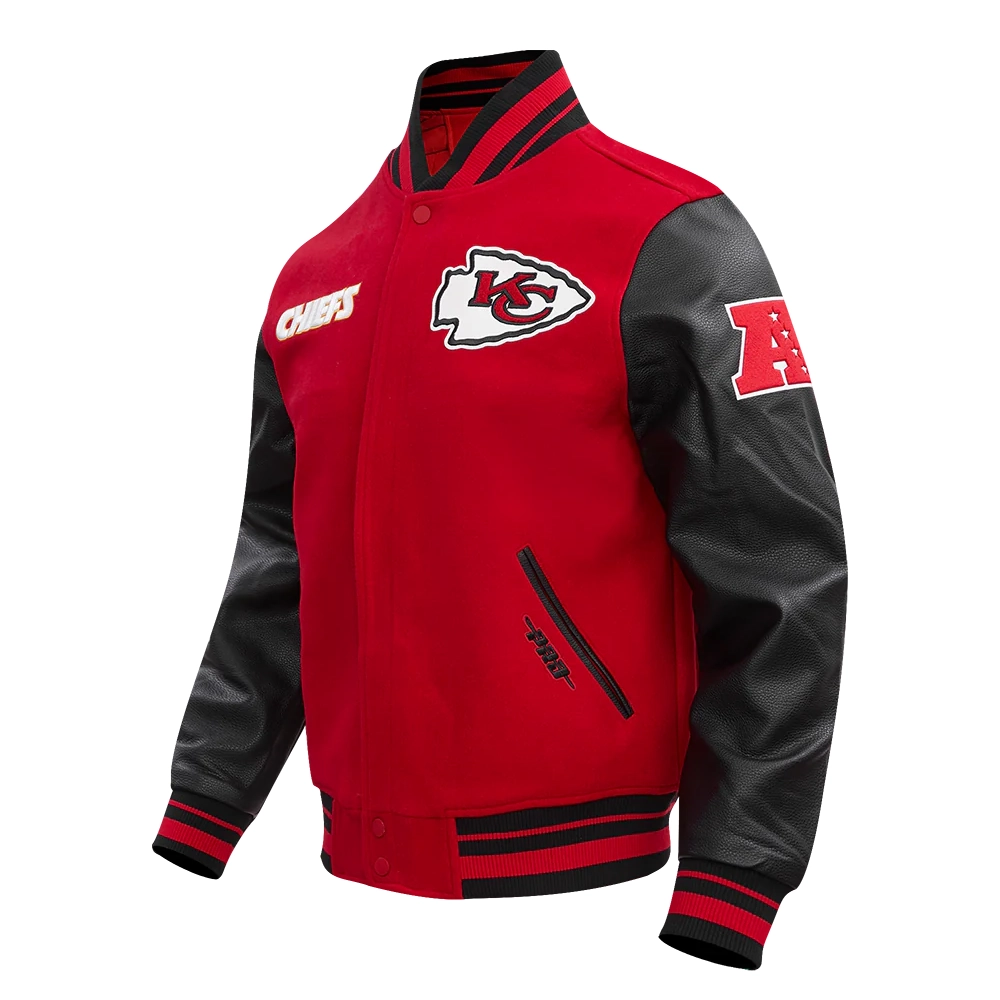 Kansas City Chiefs Retro Classic Wool & Leather Varsity Jacket