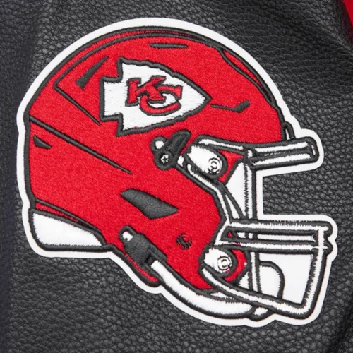 Kansas City Chiefs Retro Classic Wool & Leather Varsity Jacket - Image 9