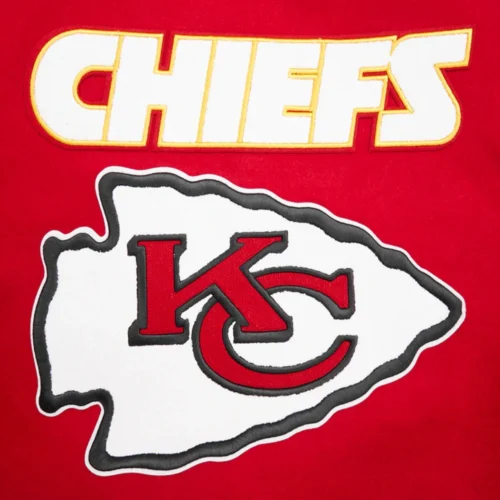 Kansas City Chiefs Retro Classic Wool & Leather Varsity Jacket - Image 10