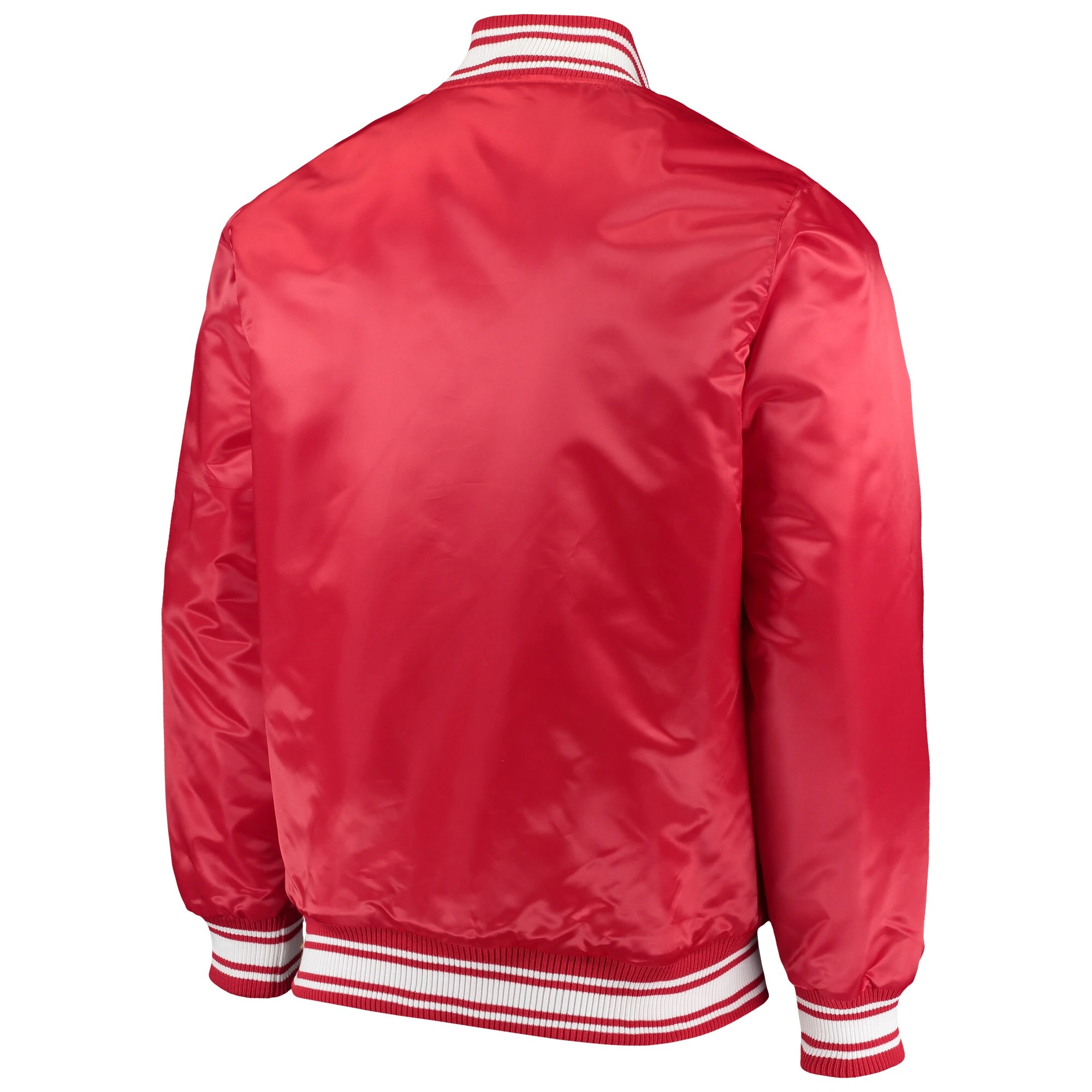 Kansas City Chiefs Locker Room Red Satin Varsity Jacket - Image 2