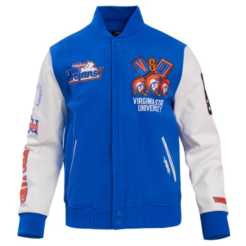 Virginia Cavaliers Homecoming Wool & Leather Varsity Jacket