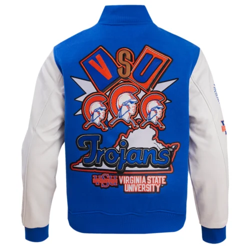 Alternative view of Virginia Cavaliers Homecoming Wool & Leather Varsity Jacket