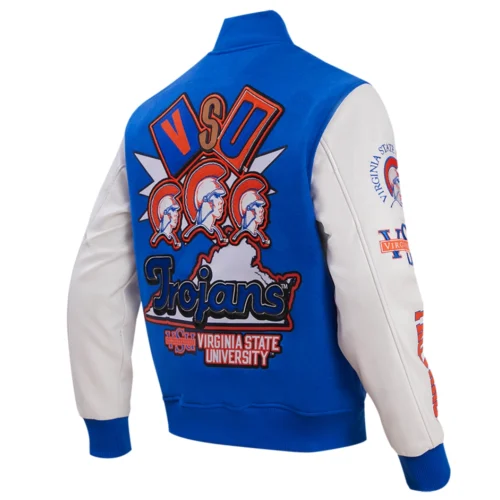 Virginia Cavaliers Homecoming Wool & Leather Varsity Jacket - Image 4