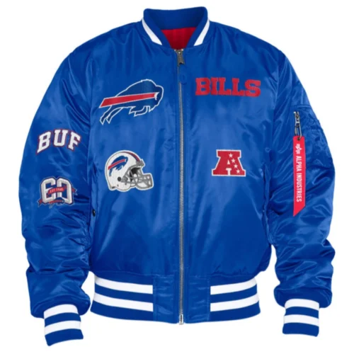 Buffalo Bills Ma-1 Bomber Varsity Jacket