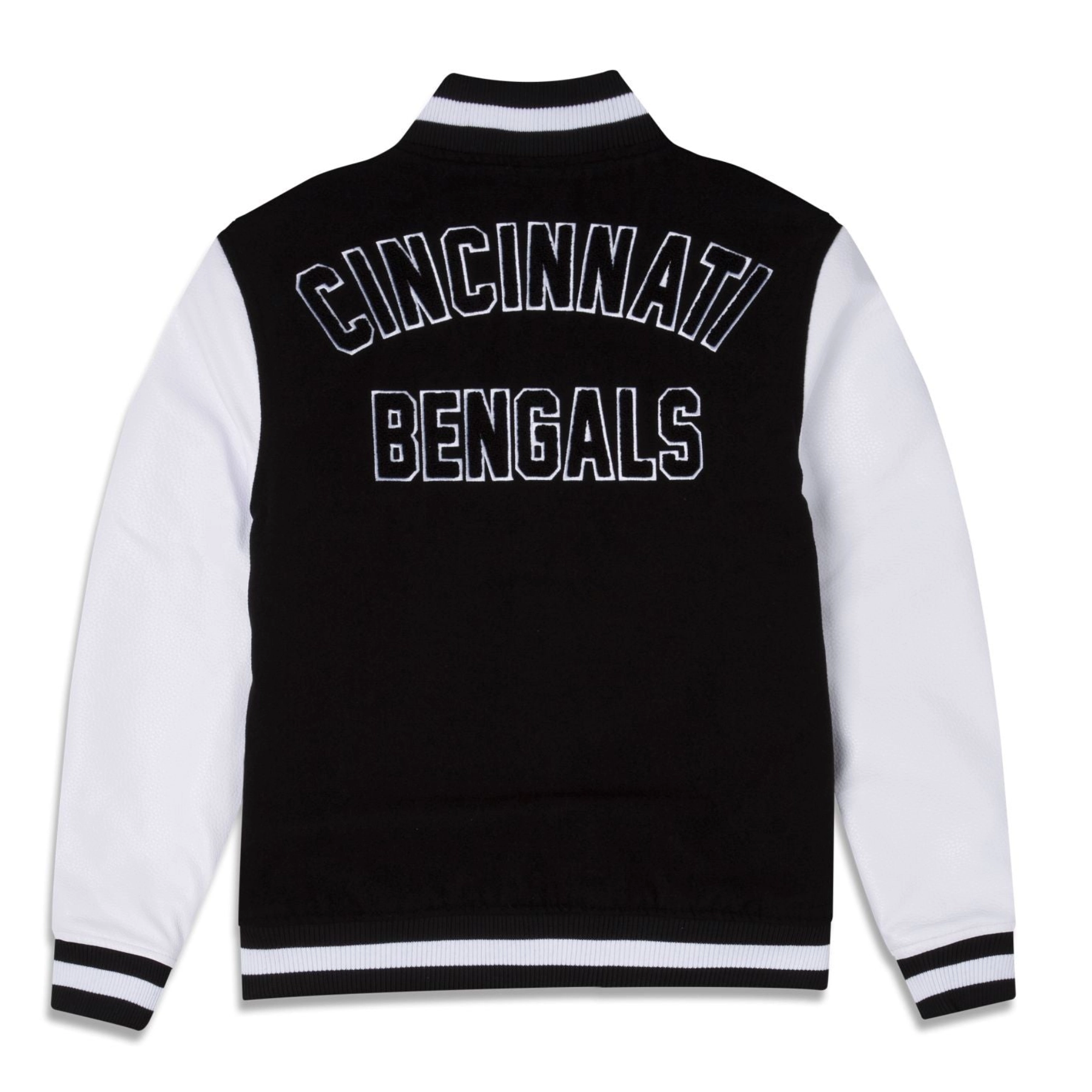Cincinnati Bengals Third Down Full-Snap Black/White Varsity Jacket - Image 2