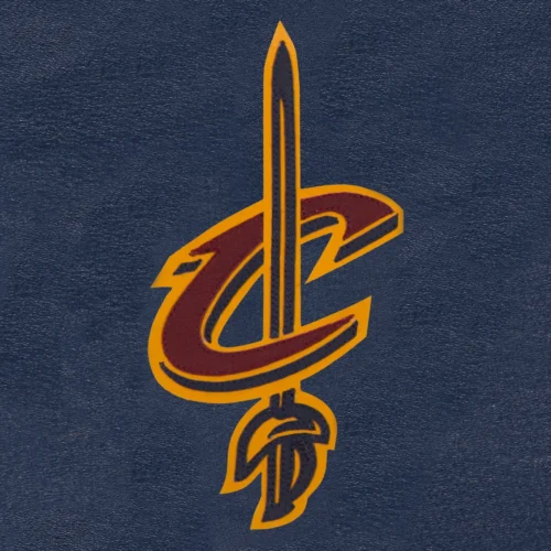 Cleveland Cavaliers Navy Full Leather Varsity Jacket - Image 3