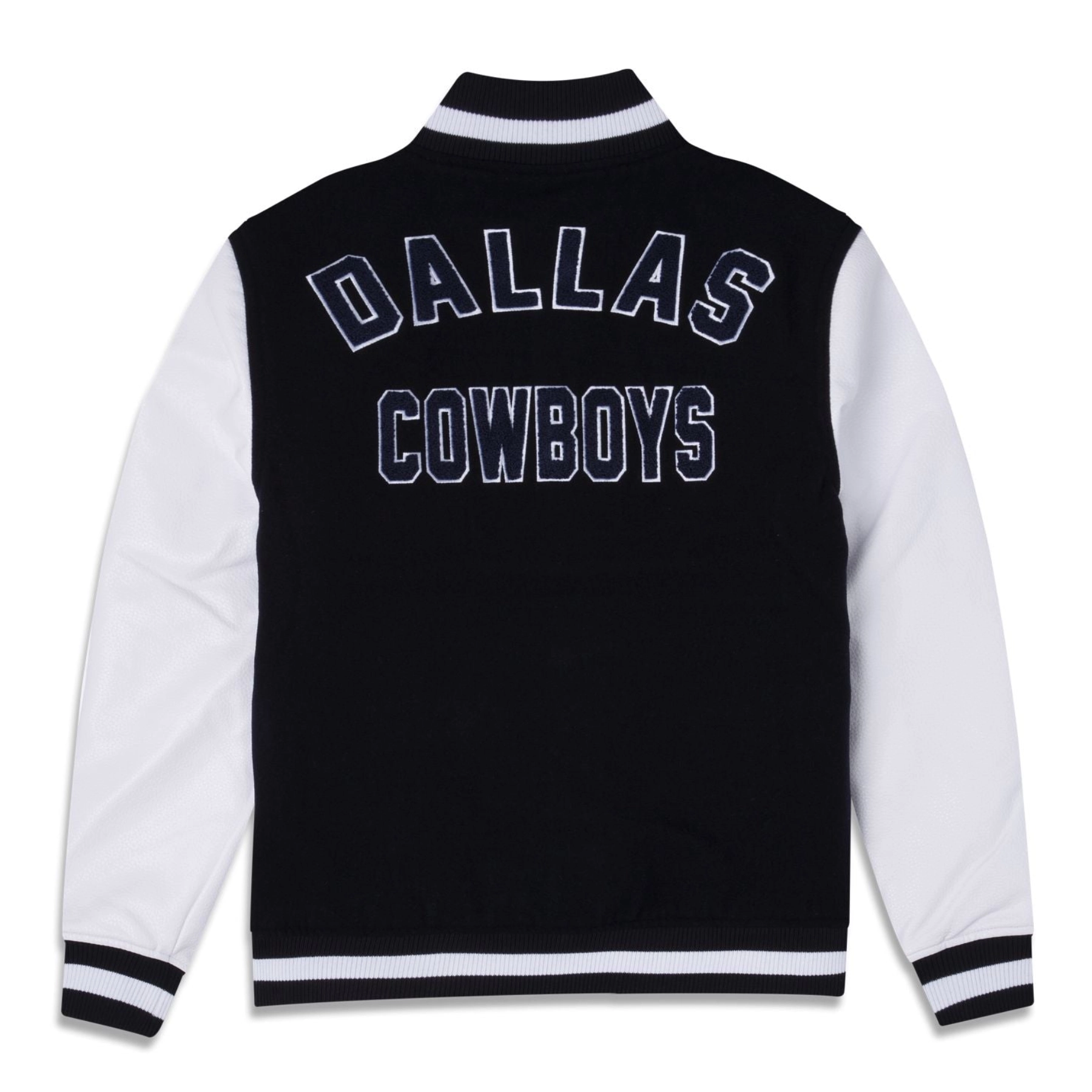 Dallas Cowboys Third Down Full-Snap Black/White Varsity Jacket - Image 2