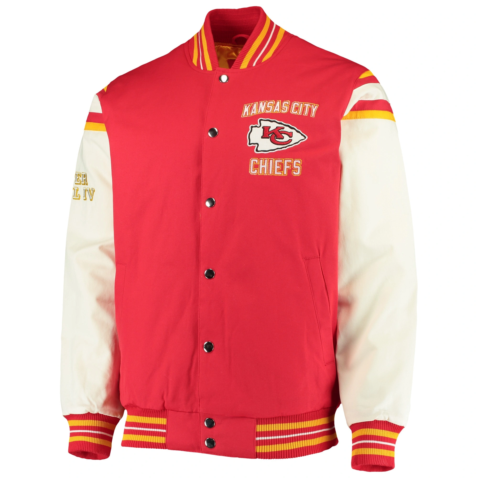 Kansas City Chiefs Victory Formation Commemorative Full-Snap Varsity Jacket