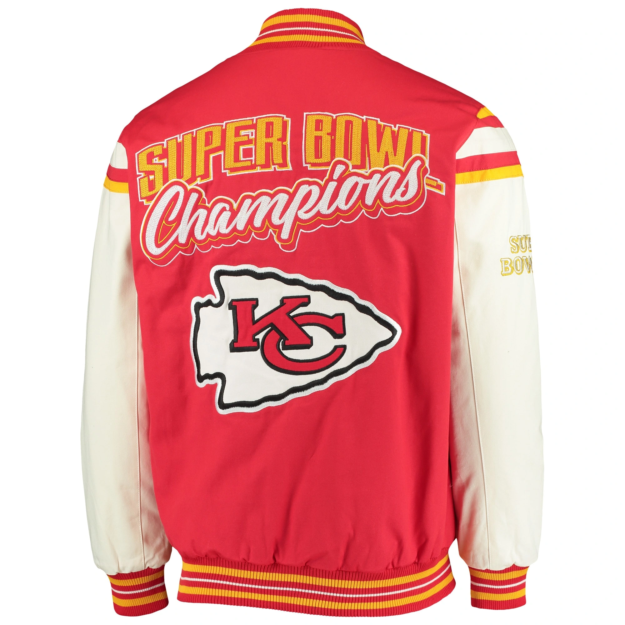Kansas City Chiefs Victory Formation Commemorative Full-Snap Varsity Jacket - Image 2