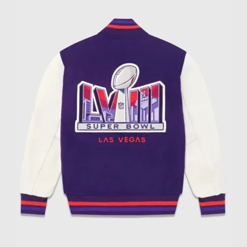 Alternative view of Super Bowl Lviii Full-Snap Varsity Jacket