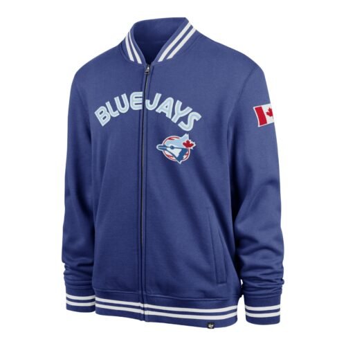 Toronto Blue Jays Pro Camden Pack Track Full-Zip Varsity Blue Jacket
