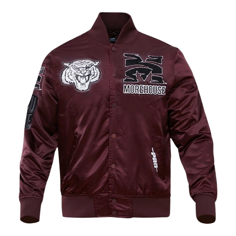 Morehouse Maroon Tigers Classic Satin Varsity Jacket