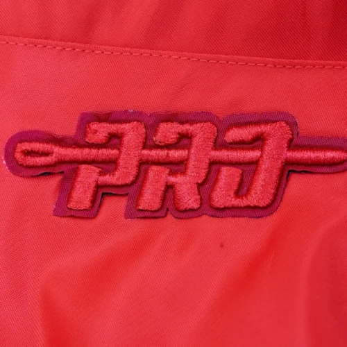 Dallas Cowboys Triple Red Full-Snap Satin Red Varsity Jacket - Image 5