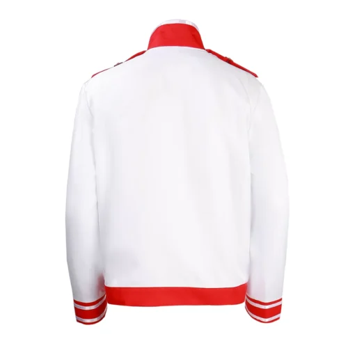 Freddie Mercury White Leather Jacket - Image 6