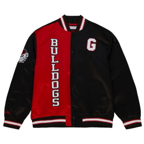 Georgia Bulldogs OG 2.0 Full-Snap Satin Varsity Jacket