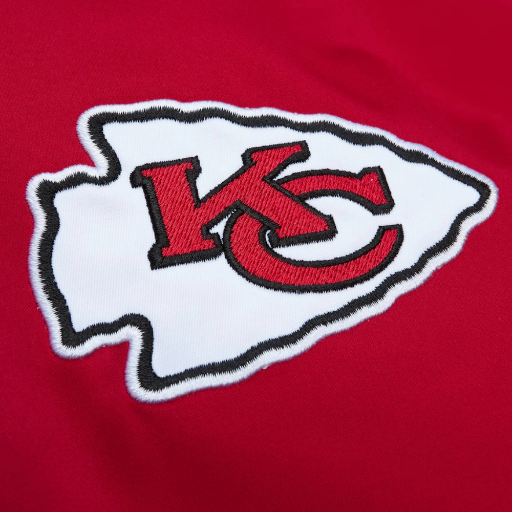 Kansas City Chiefs OG 2.0 Full-Snap Satin Varsity Jacket - Image 3