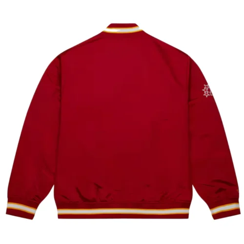 Alternative view of Kansas City Chiefs OG 2.0 Full-Snap Satin Varsity Jacket