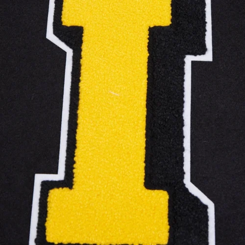 Pittsburgh Steelers Mashup Black Wool & Leather Varsity Jacket - Image 6