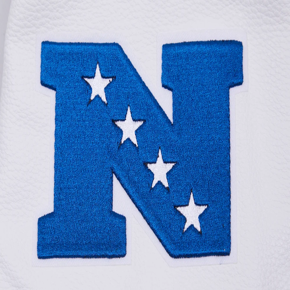 Seattle Seahawks Retro Classic Blue/White Wool & Leather Varsity Jacket - Image 6